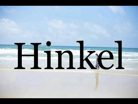 How To Pronounce Hinkel🌈🌈🌈🌈🌈🌈Pronunciation Of Hinkel