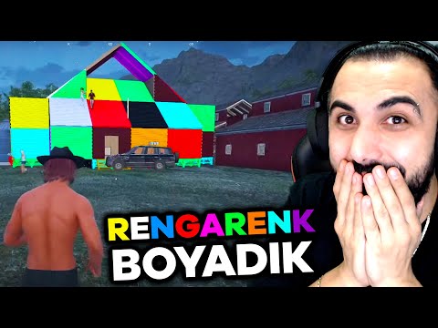 EVİ RENGARENK BOYADIK!! RANCH SIMULATOR (Bölüm: 41) | Barış Can