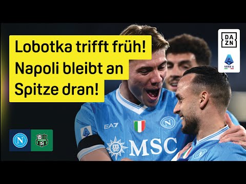 SSC Neapel - Sassuolo Calcio | 21. Spieltag | Serie A | DAZN Highlights