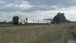 preview picture of video 'Railways in Australia; GE power; Pacific National NR class'