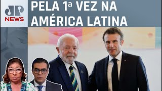 Macron desembarca no Brasil na próxima terça (26); Dora Kramer e Vilela comentam