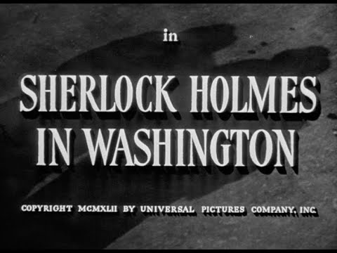 PEŁNA WERSJA POPRAWIONA Polski lektor SHERLOCK HOLMES w WASZYNGTONIE 1943 Basil Rathbone Nigel Bruce
