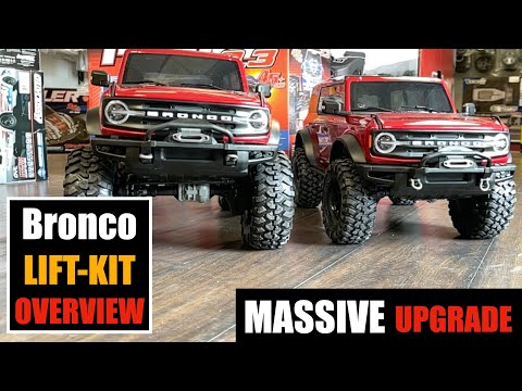 Traxxas Bronco 2021 Lift Kit Overview and Comparison to STOCK