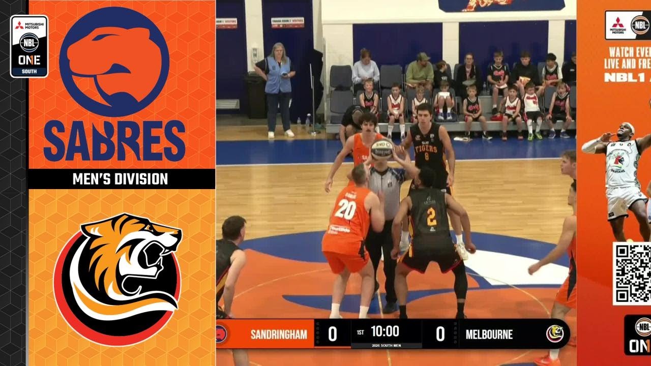 NBL1 Men | Sandringham Sabres vs. Melbourne Tigers - Game Highlights