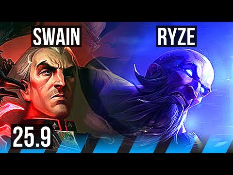 SWAIN vs RYZE (MID) | EUNE Master | 25.9