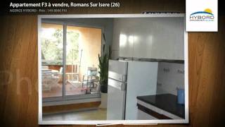 preview picture of video 'Appartement F3 à vendre, Romans Sur Isere (26)'