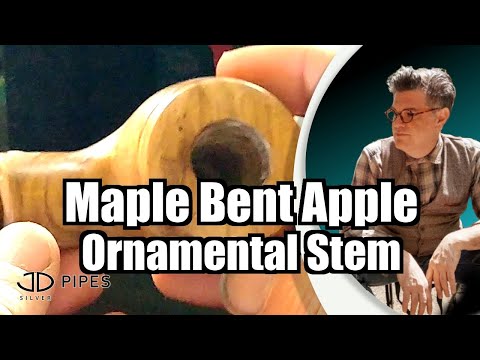 Maple Bowl - Bent Apple Style - With Ornamental Stem