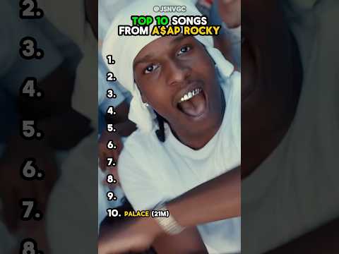 Top 10 Songs from A$AP Rocky