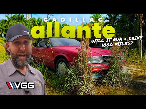 ABANDONED RARE Cadillac Allante Parked FOR YEARS! Will It RUN AND DRIVE 1,000 Miles Home?