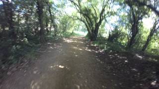 Circular Cycle Route Maidenhead to Eton Wick (11 miles) GoPro Time Lapse