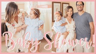 MY SECOND BABY SHOWER! | TEA PARTY BABY SHOWER | Hayley Paige