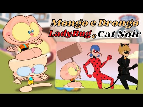 REAGINDO A MONGO E DRONGO EM MIRACULOUS LADYBUG E CAT NOIR