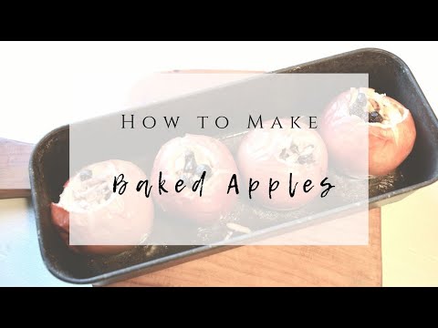 How to Make Baked Apples
