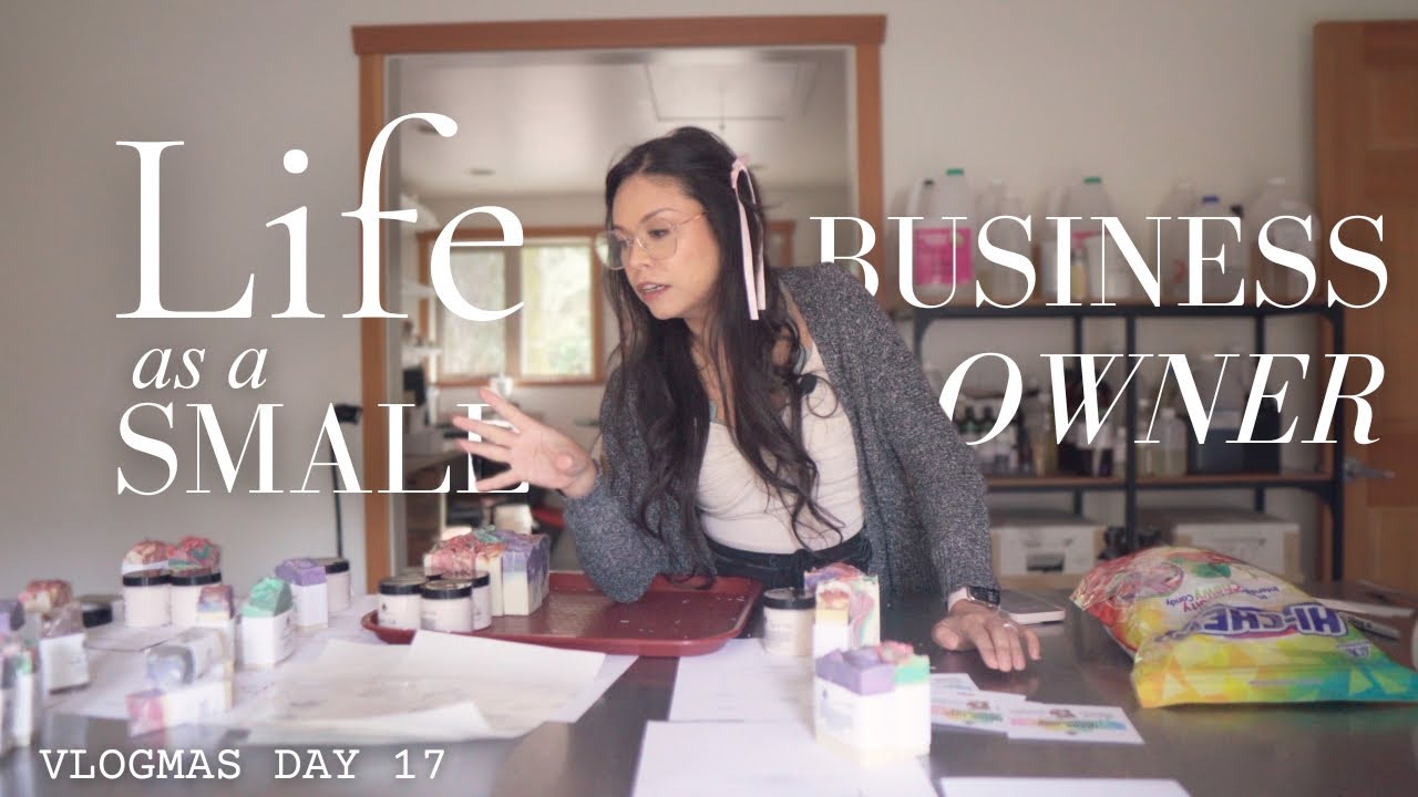 Day in the Life of a Soap Maker | new fragrance oils, shrink-wrapping soaps, packing orders