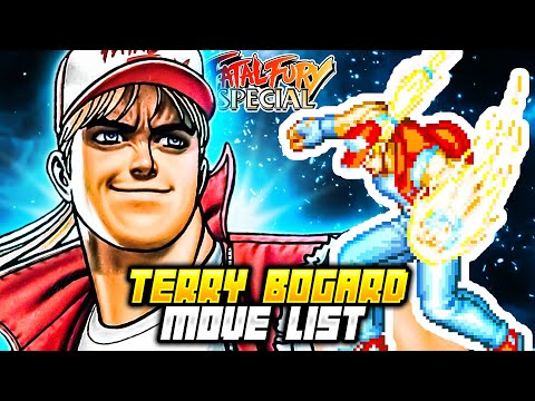 TERRY BOGARD MOVE LIST - Fatal Fury Special / Garou Densetsu Special (Neo Geo)