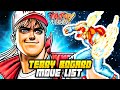 TERRY BOGARD MOVE LIST Fatal Fury Special Garou Densetsu Special Neo Geo