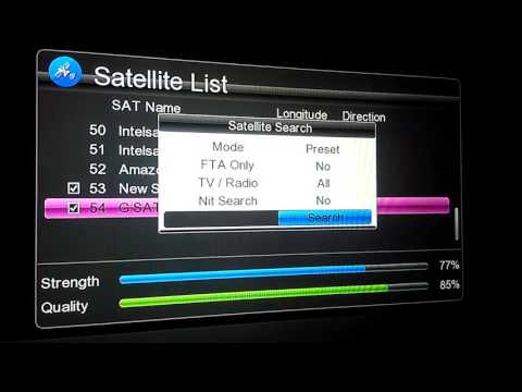 HDS2 6303 How to Scan Multiple Satellite in Single Set Top Box