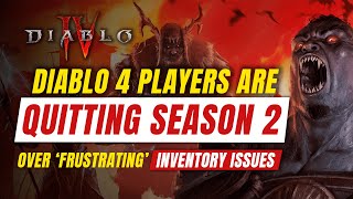 Diablo 4 players are quitting over frustrating inventory issues