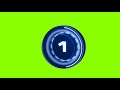 5 second timer green screen no copyright | 5 second timer green screen | Timer Bell green screen |