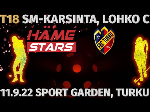 T18 Häme Stars - FBC Turku. SM-karsinta, lohko C. Sport Garden Turku 11.9.2022