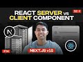 React Server Vs Client Component In Next Js When To Use What With Real Examples