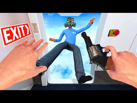 Throwing FUDGY Out of a Plane - Newton's Playground VR