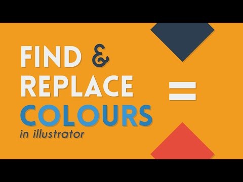 Find & Replace Colours | Illustrator Tutorial