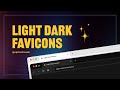 Make Your FAVICON Switch Automatically For Light Dark Mode