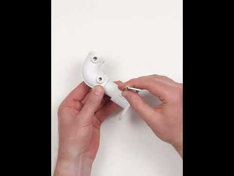 Миниатюра изображения товара Карниз для штор UG HOME Раздвижной 1-рядный / 1КМ-У-49-360-БЛ (белый, 0.49-3.6м)