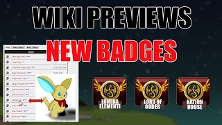 AQW New Char Page Badges On The Way! + How To Preview Wiki / Char Page Images!