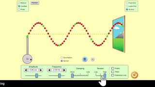 Wave on a String - PHET Tutorial