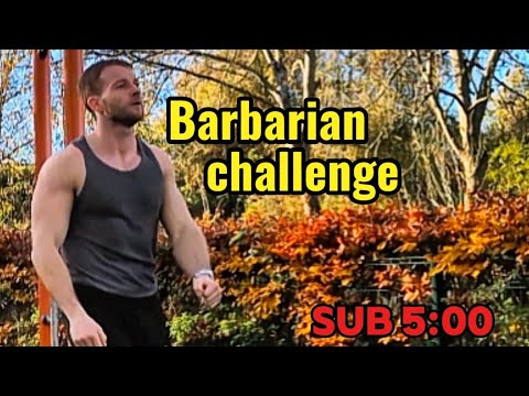 Barbarian requirements under a 5 minute challenge. Did I make it this time? 