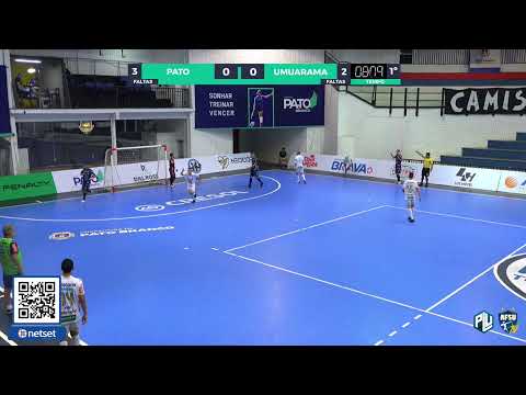 PATO FUTSAL X UMUARAMA -  CAMPEONATO PARANAENSE DE FUTSAL SERIE OURO 2021.