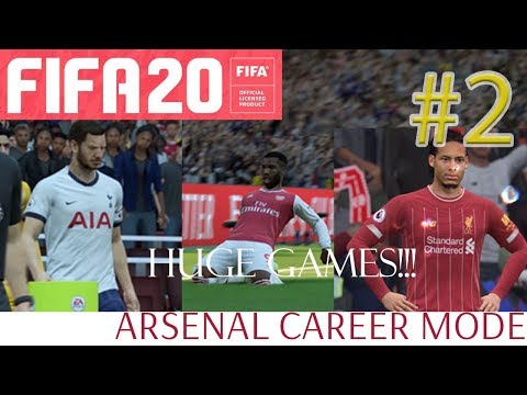 Two HUGE games!!! | FIFA 20 CAREER MODE - Arsenal Episode #2