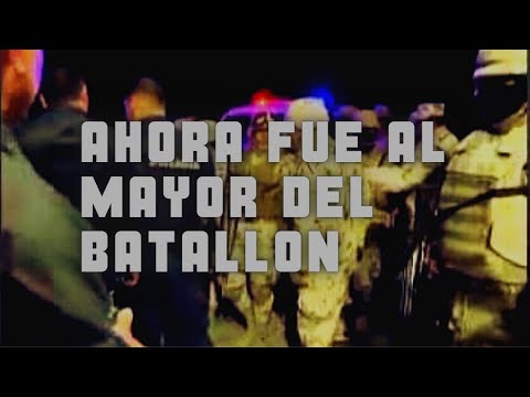 GOLPEARON AL MAYOR // LA ACTITUD DE LOS MILITARES CUANDO SE VUELVEN POLICIAS