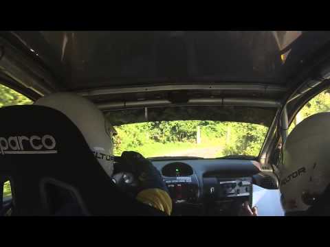 On board rally Sur do Condado Dani Castro Sergio Martínez Tramo A1