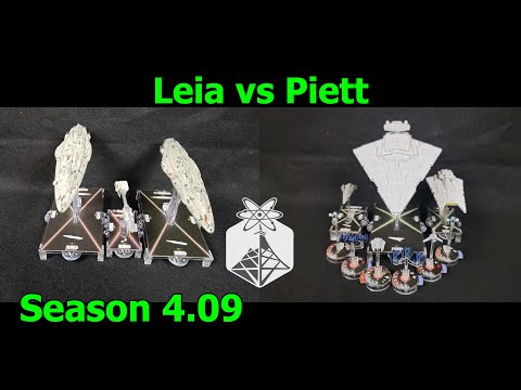 Star Wars Armada "Piett you didn't see that happening." Leia vs Piett - ION Radio Battle Report
