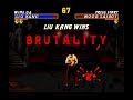 Ultimate Mortal Kombat Trilogy Gen MK2 Liu Kang Very Hard