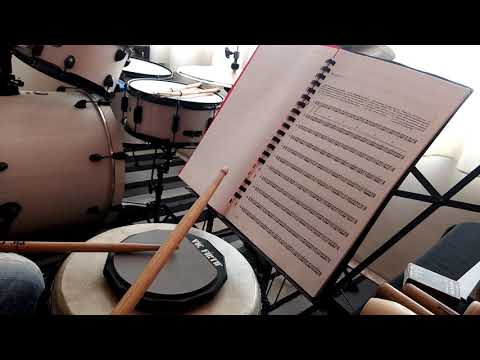 Snare drum lesson number 1. Exercises for Control of Dynamics.