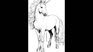 Free Printable Unicorn Coloring Pages 176