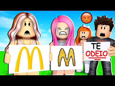 NICOLE e VANESSA NO DESAFIO DESENHE CERTO A LOGO no Roblox