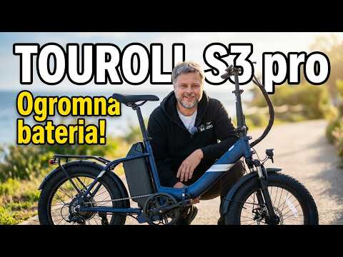  TOUROLL S3 PRO – Składany rower elektryczny z dużą baterią! ? Test i Recenzja! Zasięg szokuje!
