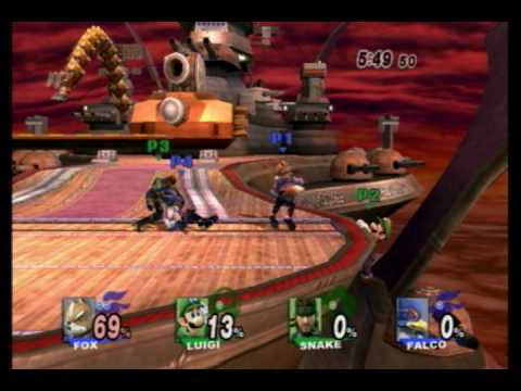 Herb 3: GF Kismet (Falco) and Reflex (Fox) vs. Billie (Snake) and Big Lou (Luigi) 3 - SSBB