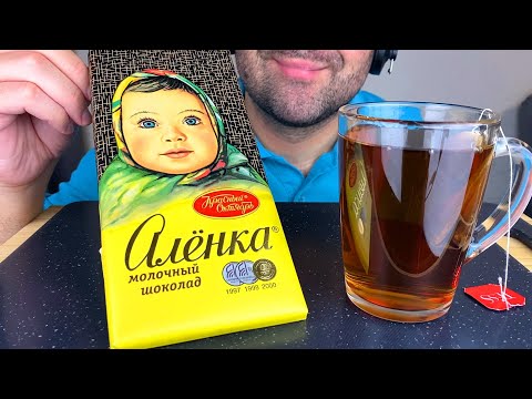 ASMR CHOCOLATE BAR ALENKA MUKBANG (EATING SOUNDS) EATING SHOW