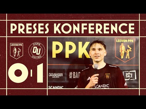 1. kārta Leevon PPK 0:1 Ogre United (preses konference)