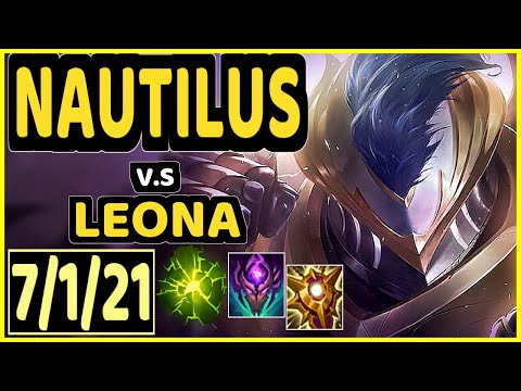 FORG1VEN (NAUTILUS) vs LEONA - 7/1/21 KDA BOTTOM SUPPORT GAMEPLAY - EUW Ranked MASTER