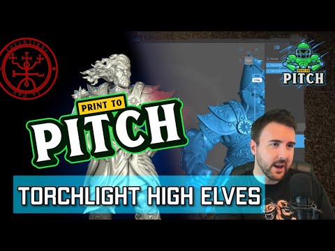 Torchlight High Elf Team - 3D Printing Blood Bowl | Print to Pitch (Bonehead Podcast)