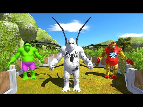 FPS DEATH RUN TROPICAL vs ANTI VENOM GORO - Animal Revolt Battle Simulator