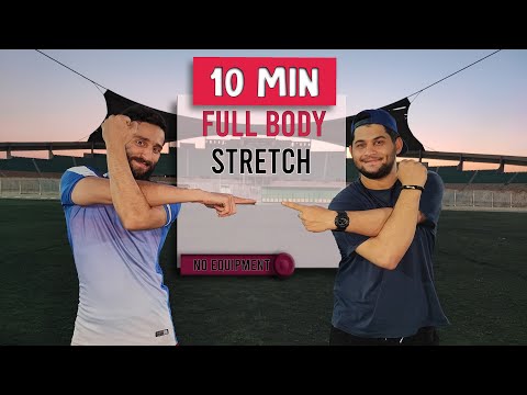 10 MIN FULL BODY STRETCH & COOL DOWN AT HOME | D1sport Workout