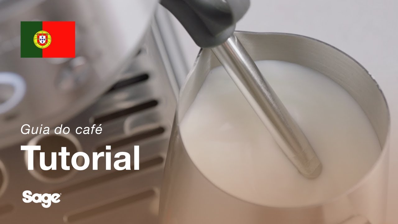 Como texturizar leite manualmente